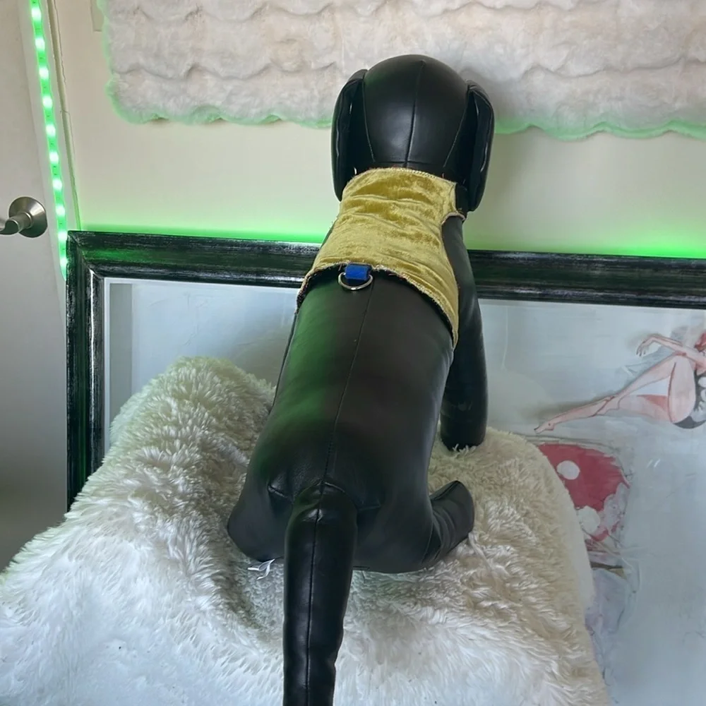 Stylish Black and Tan Dog Harness